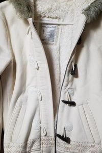 Sherpa lined hooded jacket